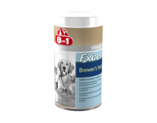 Вітаміни 8 in1 Excel Brewers Yeast для собак і котів 1430шт