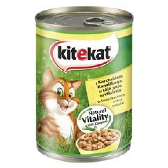 Kitekat консерва с курицей  400г