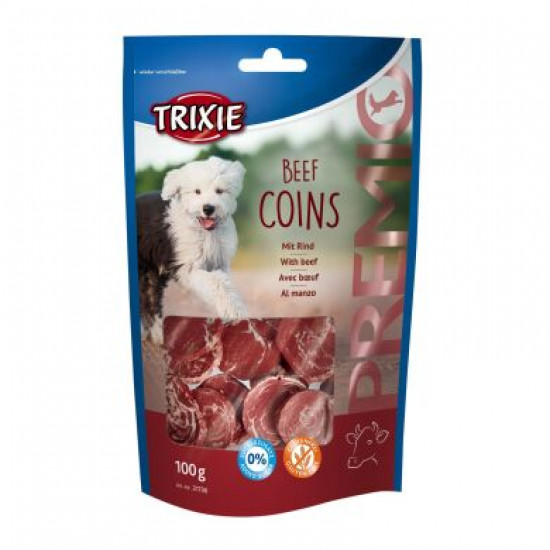  Ласощі для собак Trixie PREMIO Beef Coins 100 г (яловичина)