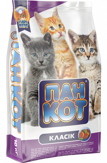 Пан Кот Класик 10 кг