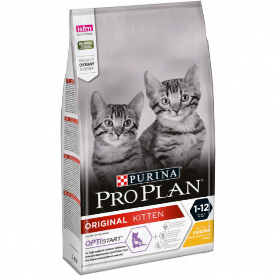 Сухой корм для котят Purina Pro Plan Original с курицей 10 кг