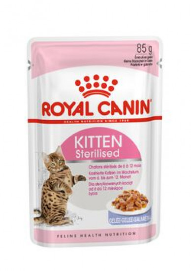 Влажный корм Royal Canin Kitten Sterilised для стерилизованных котят 85 г(от 10шт в ассортименте)