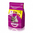 WHISKAS Вкусные подушечки с курицей для взрослых кошек, 300 г