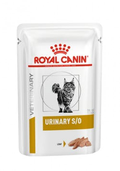 Влажный корм Royal Canin Urinary S/O при мочекаменной болезни-паштет 85 г(от 10шт в ассортименте)