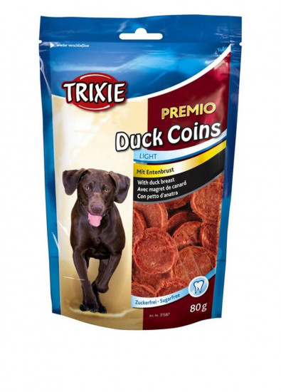 Лакомство для собак Trixie Premio Duck Coins утка 80 г