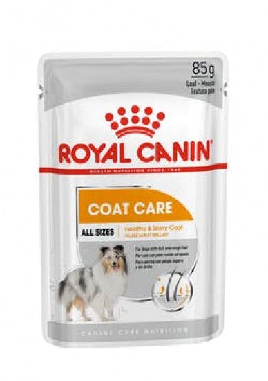 Вологий корм Royal Canin Coat Care для собак з тьмяною і жорсткою шерстю 85г(Від 10шт в асортименті)