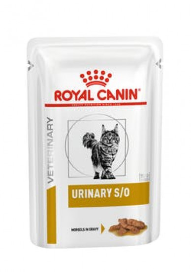 Влажный корм Royal Canin Urinary S/O при мочекаменной болезни-соус 85 г(от 10шт в ассортименте)