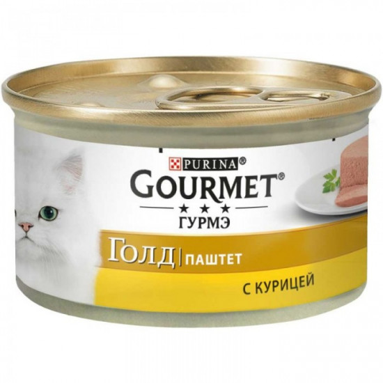 Паштет Gourmet Gold з куркою 85г (от 10шт)